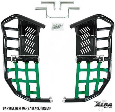 شبكات بديلة لألبا و Tusk Yamaha Banshee و Raptor 700 Propeg Nerf Bars باللون الأخضر in Kuwait