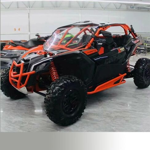 Wrlwyrev Up الخاص بك Can Am Maverick X3: Red Rock Sliders مع Kickers الأشجار - نمط OEM ، نماذج 2 -أبواب 2017-2022 - استبدال OEM #715003438 و #715002963 " in Kuwait