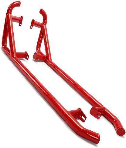 wrlwyrzr nerf الحانات الصخور sliders -orange الجانبية الخطوة kickers | يناسب 2014-2023 Polaris RZR 900 Trail ، 900s ، 1000s ، 1000xp ، Turbo (Orange) in Kuwait