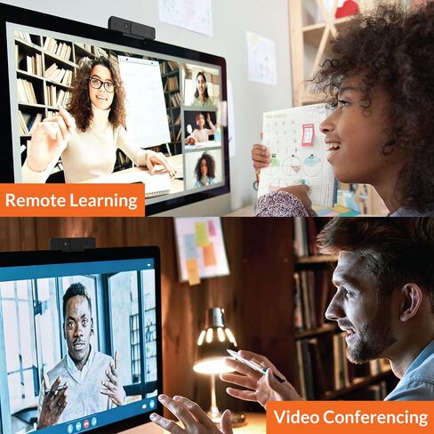 Innex C831 180° Panoramic 4K Wide Angle Webcam with Microphone, AI Facial Tracking for Windows, Mac, Easy Setup Conference Room Camera with Flexible View Angle for Meeting Room, Huddle Space in Saudi Arabia