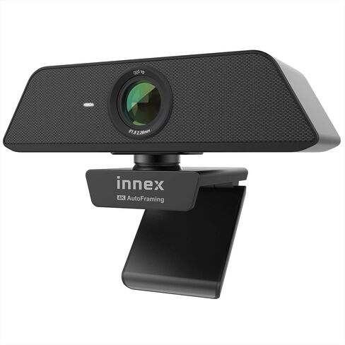 Innex C831 180° Panoramic 4K Wide Angle Webcam with Microphone, AI Facial Tracking for Windows, Mac, Easy Setup Conference Room Camera with Flexible View Angle for Meeting Room, Huddle Space in Saudi Arabia