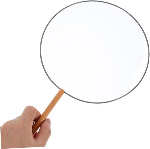 Veemoon 4Pcs DIY Hand Fan Frame Round Structure for Elegant Crafting Handle Design for Bridal Showers Hanfu Parties Versatile Decorative Use in Saudi Arabia