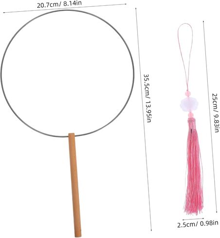 Artibetter 6pcs إطار عمل الحديد الصيني مع مقابض لمشاريع DIY الحرفية لحفلات الزفاف والزخارف الحزبية تعزز الإبداع بتصميم دائم in Kuwait