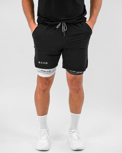 Christian Performance Shorts - Men's Gym & Sport Shorts with Pockets & Compression Liner, Bible Verse Activewear in Saudi Arabia