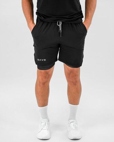 Christian Performance Shorts - Men's Gym & Sport Shorts with Pockets & Compression Liner, Bible Verse Activewear in Saudi Arabia