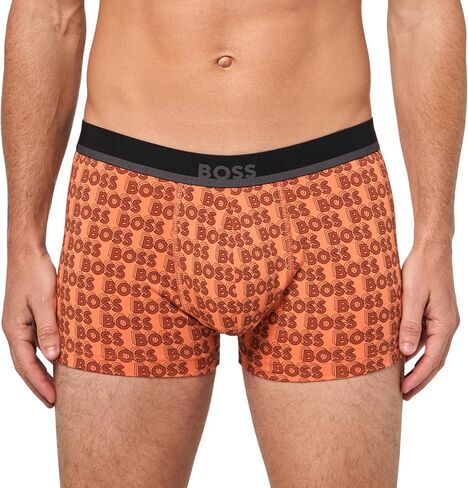 BOSS Men's Bold Logo 365 Cotton Stretch Trunk Underwear in Saudi Arabia