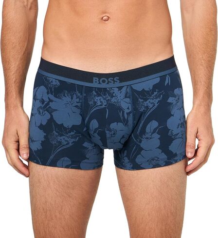 BOSS Men's Bold Logo 365 Cotton Stretch Trunk Underwear in Saudi Arabia