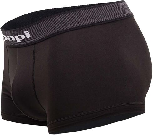papi UMPA076 2PK Microflex Brazilian Trunks Color Tropical-Black Size XL in Saudi Arabia