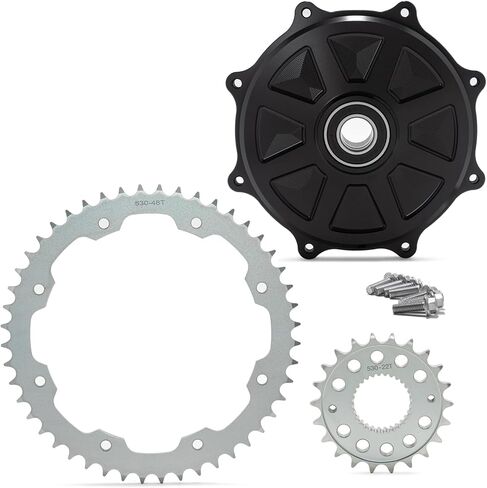 TOFR Chain Sprocket Conversion Kit Drive Transmission for Harley Touring Twin Cam M8 09-UP 22+48 tooth sprocket in Saudi Arabia