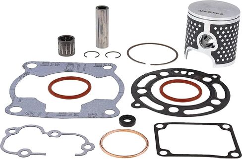 Vertex VTK24578B TOP END AND KIT متوافقة مع/استبدال كاواساكي KX 100 2014-2021 ، KX 112 2022-2024 نسبة ضغط STD ، قطرها 52.500 ملم ، قطرها 52.450 مم مكبس قطرها. in Kuwait