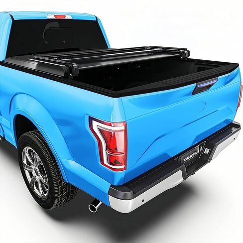 توموكا ناعمة Tri-Fold Bed Bed Tonneau Cover متوافقة مع 2004-2025 Ford F-150 و 2006-2014 Lincoln Mark LT Styleside/Fleetside 5.5 ft (67.1) in Kuwait