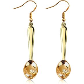 MAOFAED Cooking Gift Chef Gift Cooking Jewelry, Spoon Earrings Baker Earring, Baking Merch Spoon Jewelry (spoonearring) in Saudi Arabia
