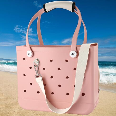 Strap Wrap for bogg bag Accessories,Adjustable Crossbody Shoulder Straps with Handle Wrap for Beach Rubber Tote Bag in Saudi Arabia
