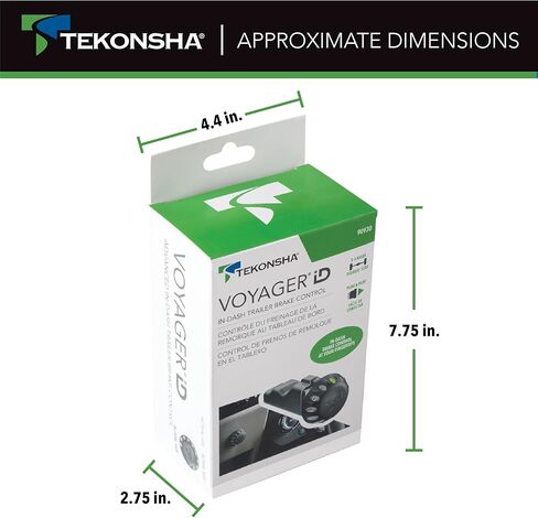 TEKONSHA 90930 Voyager iD Trailer Brake Controller, Proportional, 1 to 3 Axles in Saudi Arabia