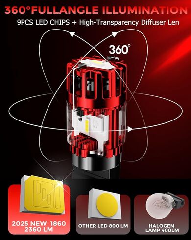 4257 WT21 / 7W LED مصابيح إضاءة عكسية لفورد F-150 2021-2023 / F-2550 F-350 Super Duty 2020-2025-Canbus خالية in Kuwait