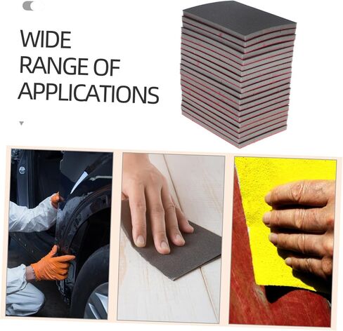 Car Sandpaper PCS kit منصات الصنفرة لخلفية رمل الرغوة الرغوية الجافة مجموعة من ورق الصنفرة in Saudi Arabia
