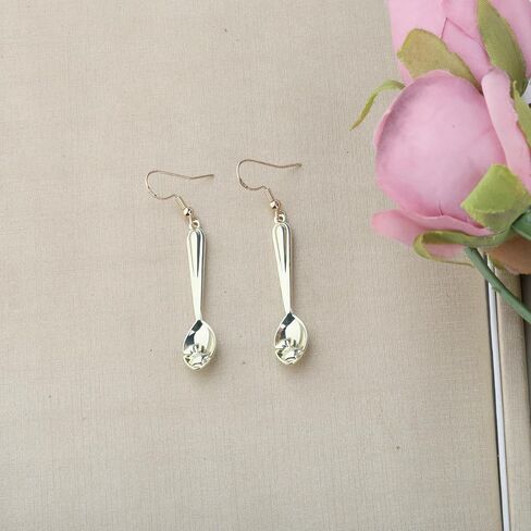 MAOFAED Cooking Gift Chef Gift Cooking Jewelry, Spoon Earrings Baker Earring, Baking Merch Spoon Jewelry (spoonearring) in Saudi Arabia
