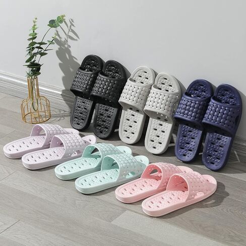 Shower Shoes for Men Women Quick Dry Slippers Dorm Slides Non-Slip Sandals in Saudi Arabia