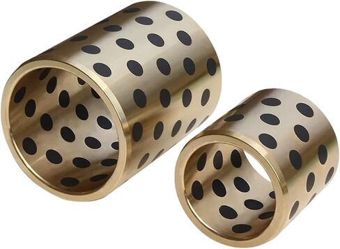 Industrial Graphite-Copper Bushings | 1pc JDB-Type Oil-Free Self-lubricating Graphite Copper Bushings, Inner Diameter 20mm, Outer Diameter 30mm, Bearing Straight Cylindrical Sliding Guide Bushings Sle in Saudi Arabia