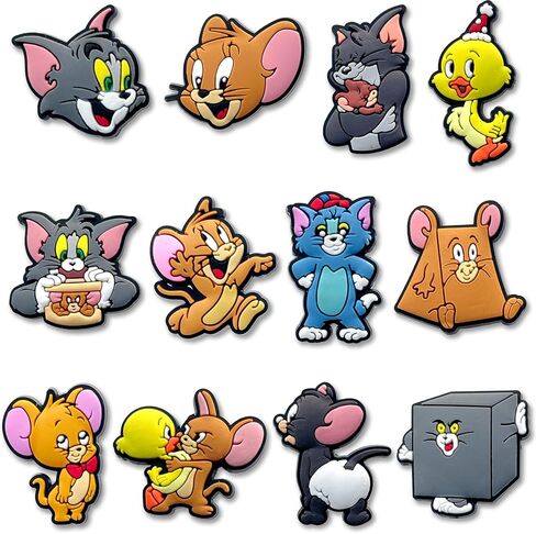 Cartoon Shoe Charms for Croc Clogs Sandals, Cute Shoe Decorations in Kuwait