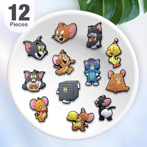 Cartoon Shoe Charms for Croc Clogs Sandals, Cute Shoe Decorations in Kuwait