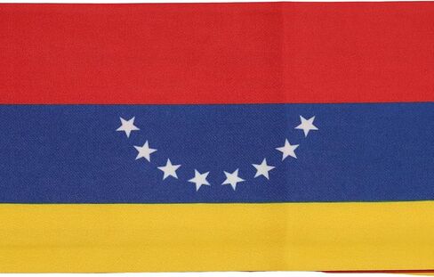 USA And Venezuela Flag Graduation Stole, Satin Embroidery Graduation Sash for International Students, 72 Inch Length. in Saudi Arabia