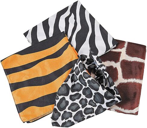 عشرات متنوعة Safari Animal Print Bandannas in Saudi Arabia