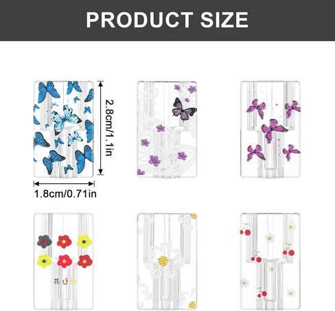 6 Pcs Cute Cord Protector，Cable Protectors for Cords Flower Transparent Charger Protector Type-C Ptu Heart Protector De Cargador，Phone Cord Protector，Charger Accessories in Saudi Arabia