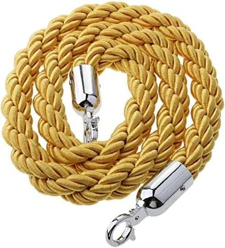 حبال تعليق مخملية للتحكم في الحشود، حبال ستانشيون مناسبة لدور السينما، الفتحات الكبرى، المطاعم، الفنادق (1.5 متر، أحمر) in Kuwait