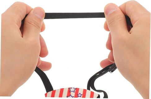Homoyoyo American American Necktie for Independence Day Easy Wear Cosplay ملحق للرجال والسيدات in Saudi Arabia