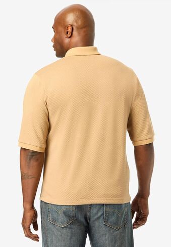 KingSize Men's Big & Tall Knit Sweater Polo in Saudi Arabia
