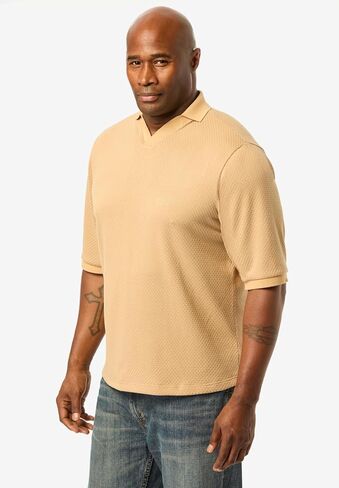 KingSize Men's Big & Tall Knit Sweater Polo in Saudi Arabia