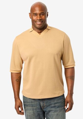 KingSize Men's Big & Tall Knit Sweater Polo in Saudi Arabia
