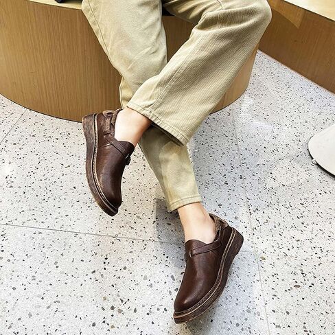 Men's Loafers Vintage Buckle Business Casual Shoes Formal Wedding Party Office Work Suit Party Leather Shoes, Black, Brown, Yellow in Saudi Arabia