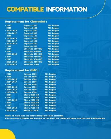 PHILTOP M630556 Brake Master Cylinder with Reservoir Replacement for Chevrolet Silverado 2500 HD 09-14, Chevrolet Express 2500 09-18, Chevrolet Express 3500 09-18, GMC Sierra 2500 HD 09-14 in Kuwait