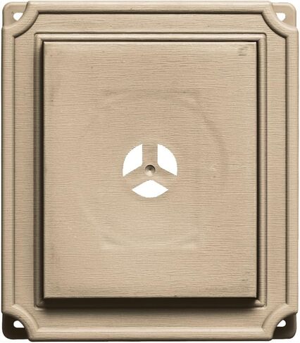 Builders Edge 130110001034 Mounting Block, Parchment in Saudi Arabia