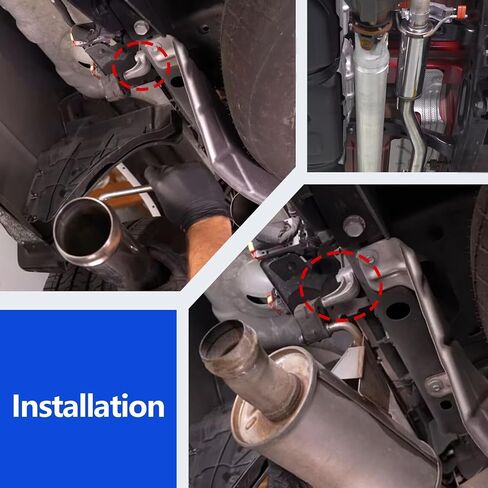 مجموعة دعم كاتم الصوت العادم اليسار واليمين متوافق مع RAM 1500 2019-2024 5.7 L 6.2 L أرقام الأجزاء 68395841AA 68275662AB زوج واحد in Kuwait