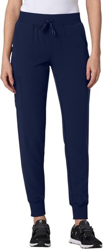 Jaanuu Silex Women's 6-Pocket Slim Mid-Rise Scrub Jogger in Kuwait