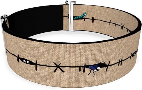 Buckle-Down Belt Women's Cinch Nightmare Before Christmas Oogie Boogie Bugs Bounding Tans Available In Adjustable Sizes in Saudi Arabia