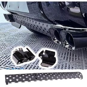 خان نظرة أنبوب الذيل نوبات الحلق لمدافع LR 110 130 90 2020 2021 2022 2023 2024 2025 مزدوج أنابيب العادم تعديل العادم الملحقات الزخرفية الفولاذ المقاوم للصدأ in Kuwait