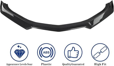 Front Bumper Lip Splitter Spoiler Glossy Black 5Pcs Compatible with Camaro SS 2016-2024 / LS LT RS 2019-2024 in Kuwait