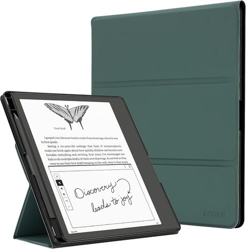 CoBak Case for Kindle Scribe - All New PU Leather Cover with Auto Sleep Wake Feature for Kindle Scribe 10.2" 2022 Released with Pen Holder in Saudi Arabia