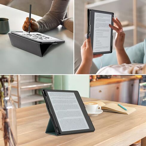 CoBak Case for Kindle Scribe - All New PU Leather Cover with Auto Sleep Wake Feature for Kindle Scribe 10.2" 2022 Released with Pen Holder in Saudi Arabia