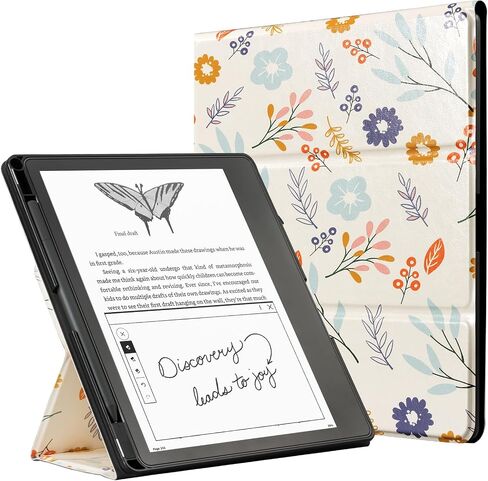 CoBak Case for Kindle Scribe - All New PU Leather Cover with Auto Sleep Wake Feature for Kindle Scribe 10.2" 2022 Released with Pen Holder in Kuwait