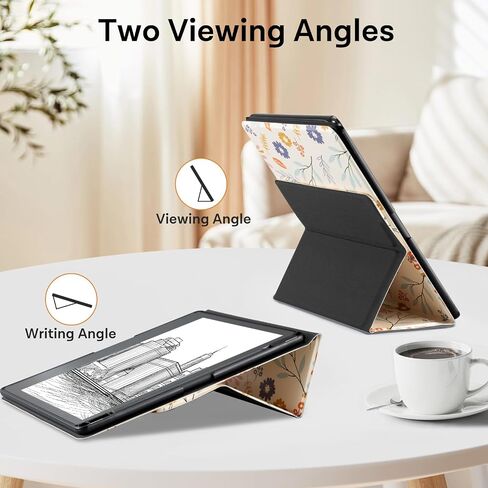 CoBak Case for Kindle Scribe - All New PU Leather Cover with Auto Sleep Wake Feature for Kindle Scribe 10.2" 2022 Released with Pen Holder in Kuwait
