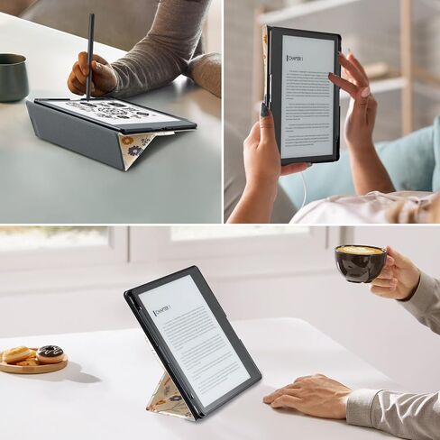 CoBak Case for Kindle Scribe - All New PU Leather Cover with Auto Sleep Wake Feature for Kindle Scribe 10.2" 2022 Released with Pen Holder in Kuwait