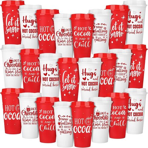 Tioncy 12 Pcs Reusable Camping Gifts Camping Mugs Set 16oz Camping Coffee Mug Camping Themed Coffee Cups Plastic Travel Mug Happy Camper Camping Lover Holiday Gifts for Drinking Outdoor in Saudi Arabia
