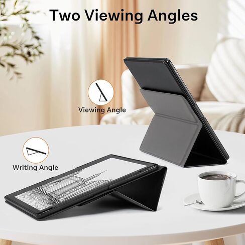 حافظة CoBak لجهاز Kindle Scribe - غطاء جلد PU جديد تمامًا مع ميزة التنبيه التلقائي للنوم لجهاز Kindle Scribe 10.2 بوصة 2022 تم إصداره مع حامل قلم in Saudi Arabia