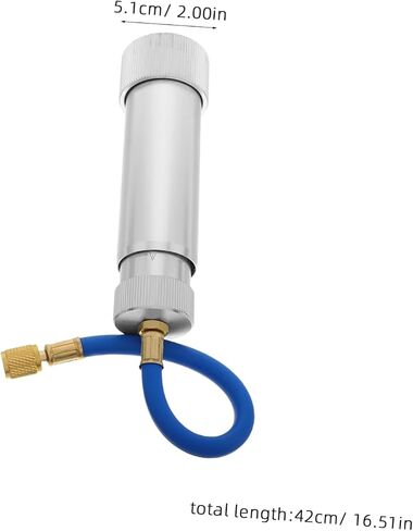 Car Air Conditioning Recharge Kit Manual Screw in Oil and Dye Injector Tool for Automotive Systems Compatible with Refrigerant Durable and Automotive Tool in Kuwait