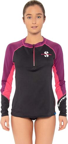 Scubapro Collection Women's UV Sun Protection Rash Guard Lycra Skin (Choose Your Style) in Saudi Arabia